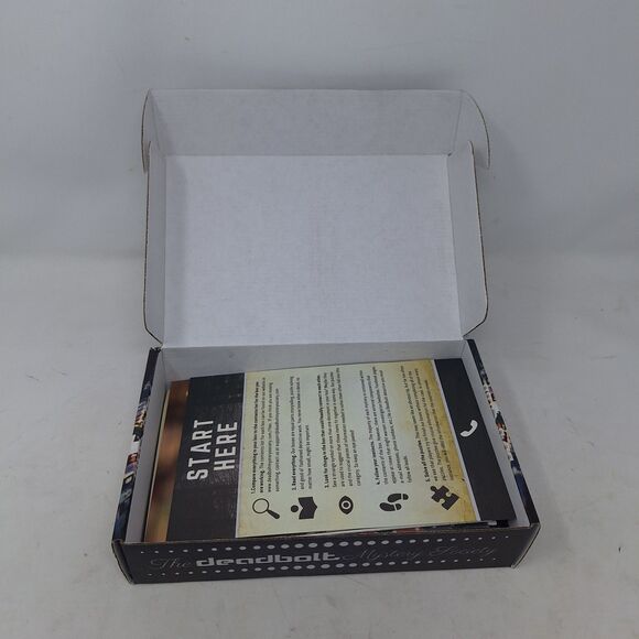 Deadbolt Mystery Society High Stakes Murder Mystery Puzzle Game Boxed Set - Picture 8 of 9